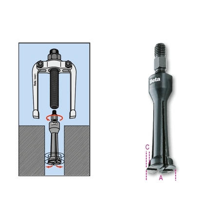 BETA Two-Leg Internal Extractor, 1544/0 015440100